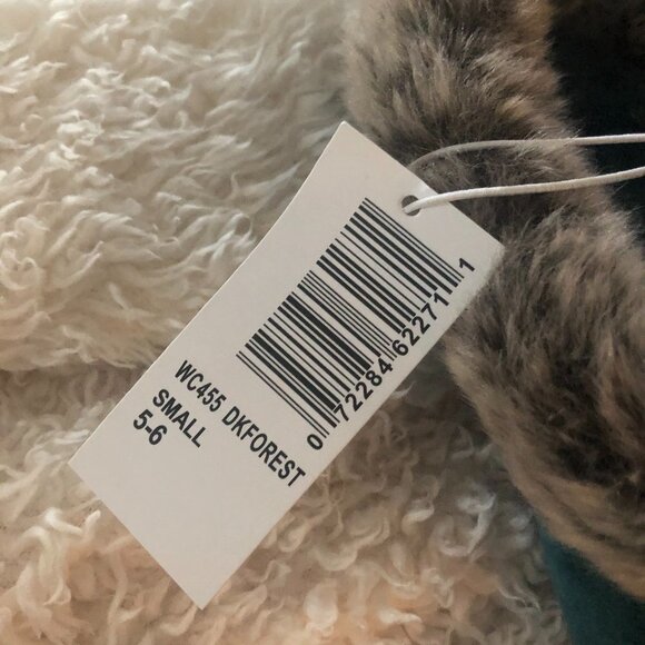 DEARFOAMS DARK FOREST VELOUR CLOG SMALL (5-6) NEW IN BOX - Picture 8 of 11